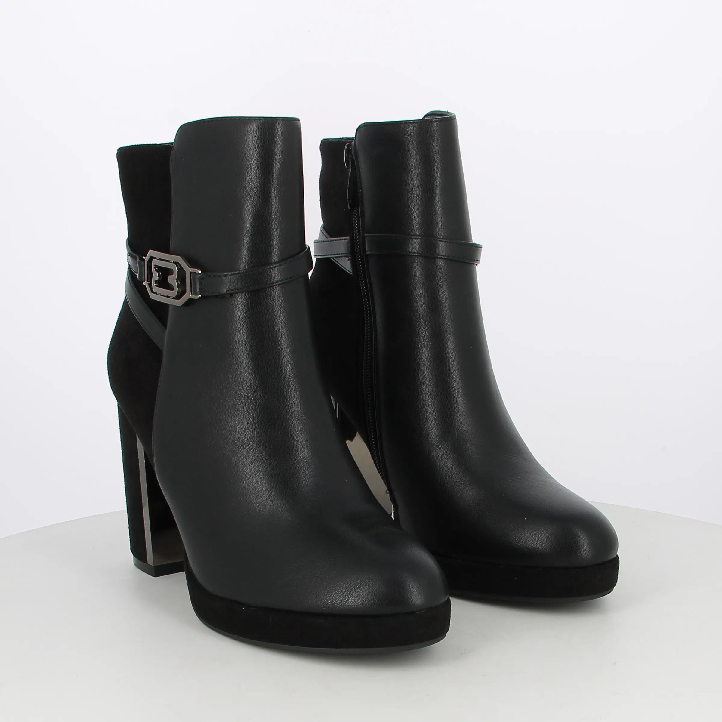 -----Mycol -----Stivaletti da donna con tacco e plateau ----