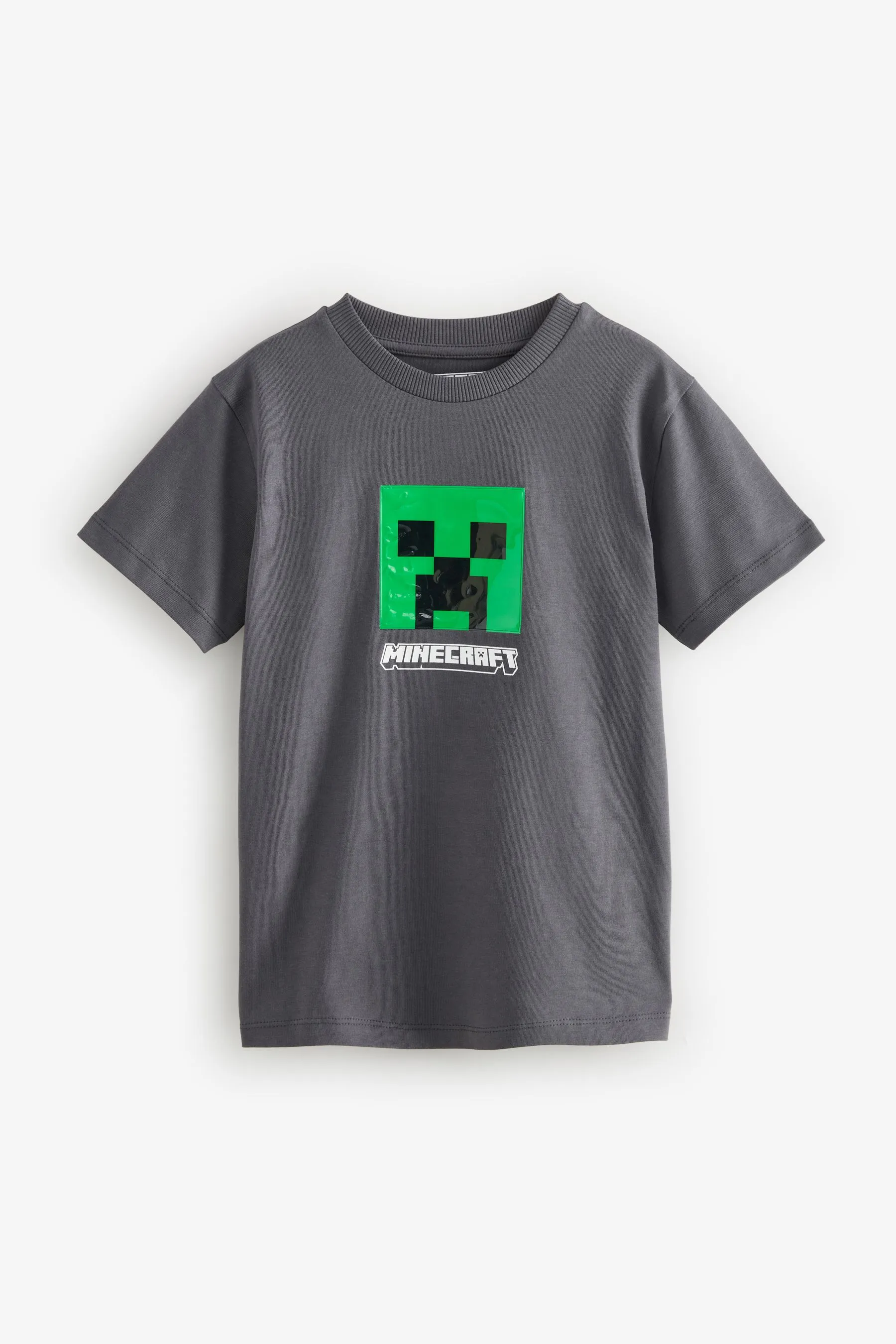 100% Cotone Licenza Minecraft T-Shirt (3-16anni)    