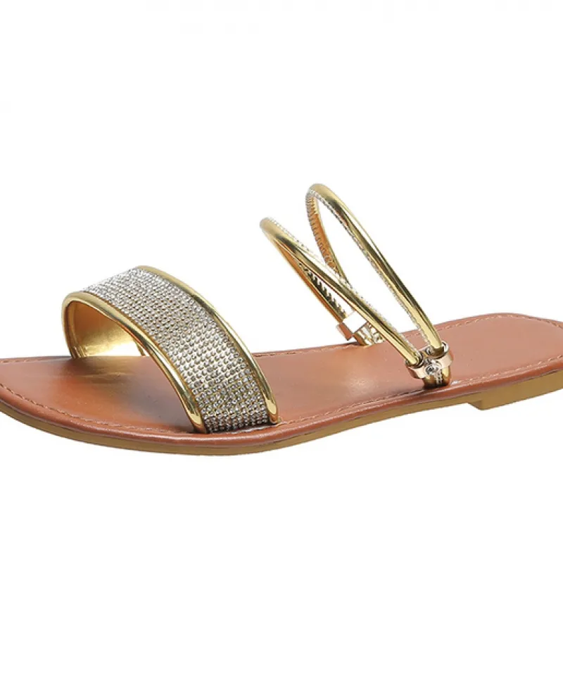 2022 Scarpe Da Donna Infradito Moda Donna Sandali Estivi Incrociati Stretti