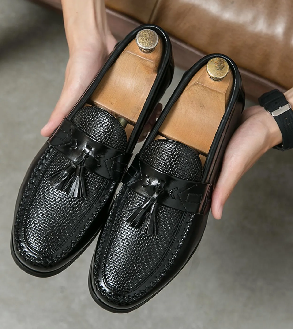 2023 Scarpe eleganti da uomo Scarpe da sposa in pelle fatte a mano stile brogue Paty Scarpe da uomo in pelle Oxford Scarpe forma