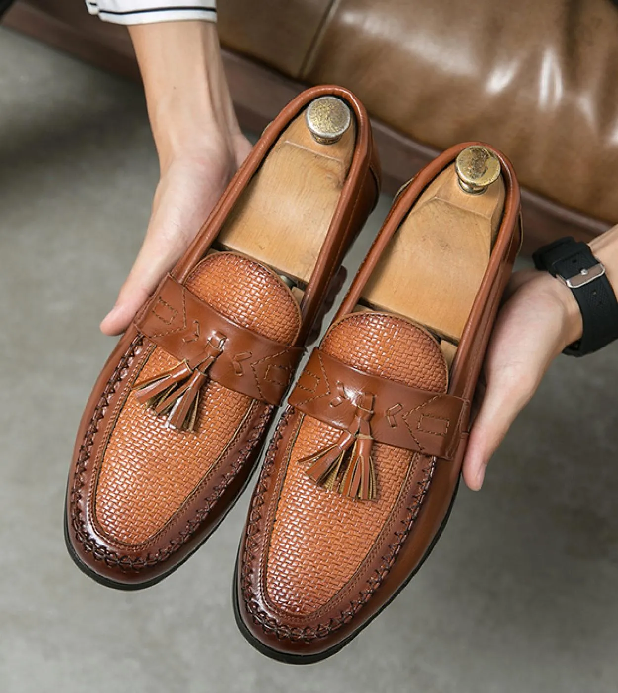 2023 Scarpe eleganti da uomo Scarpe da sposa in pelle fatte a mano stile brogue Paty Scarpe da uomo in pelle Oxford Scarpe forma