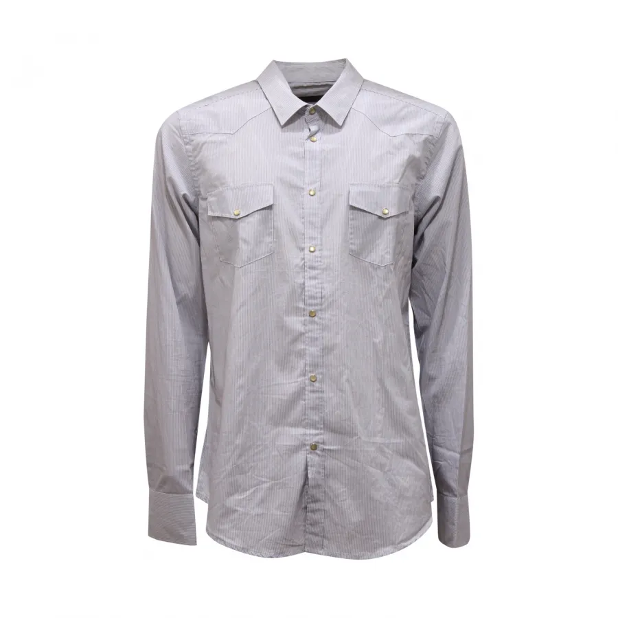 2438AS camicia uomo RIGHE  MESSAGERIE man shirt
