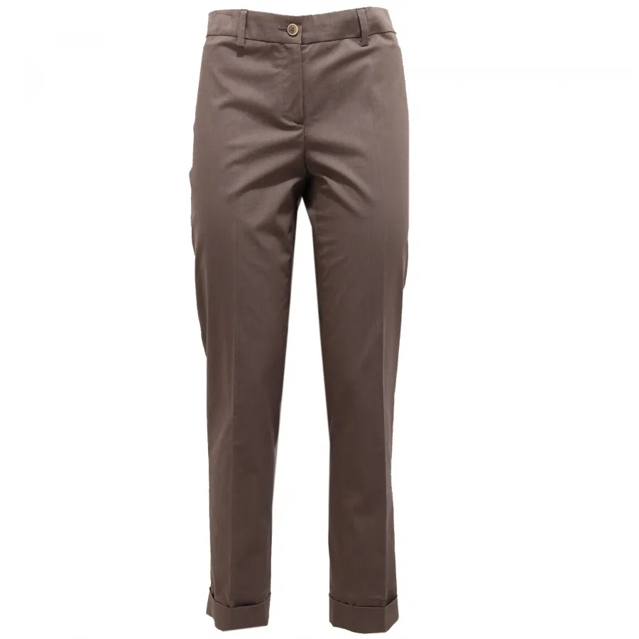 5008K pantalone donna FABIANA FILIPPI dove grey trouser woman