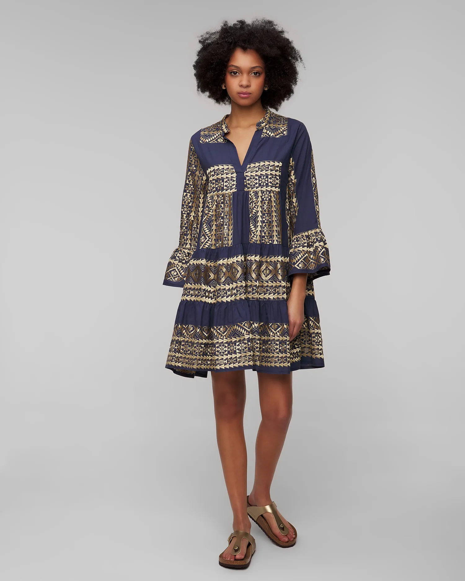 Abito blu scuro da donna Kori s24k330652-251