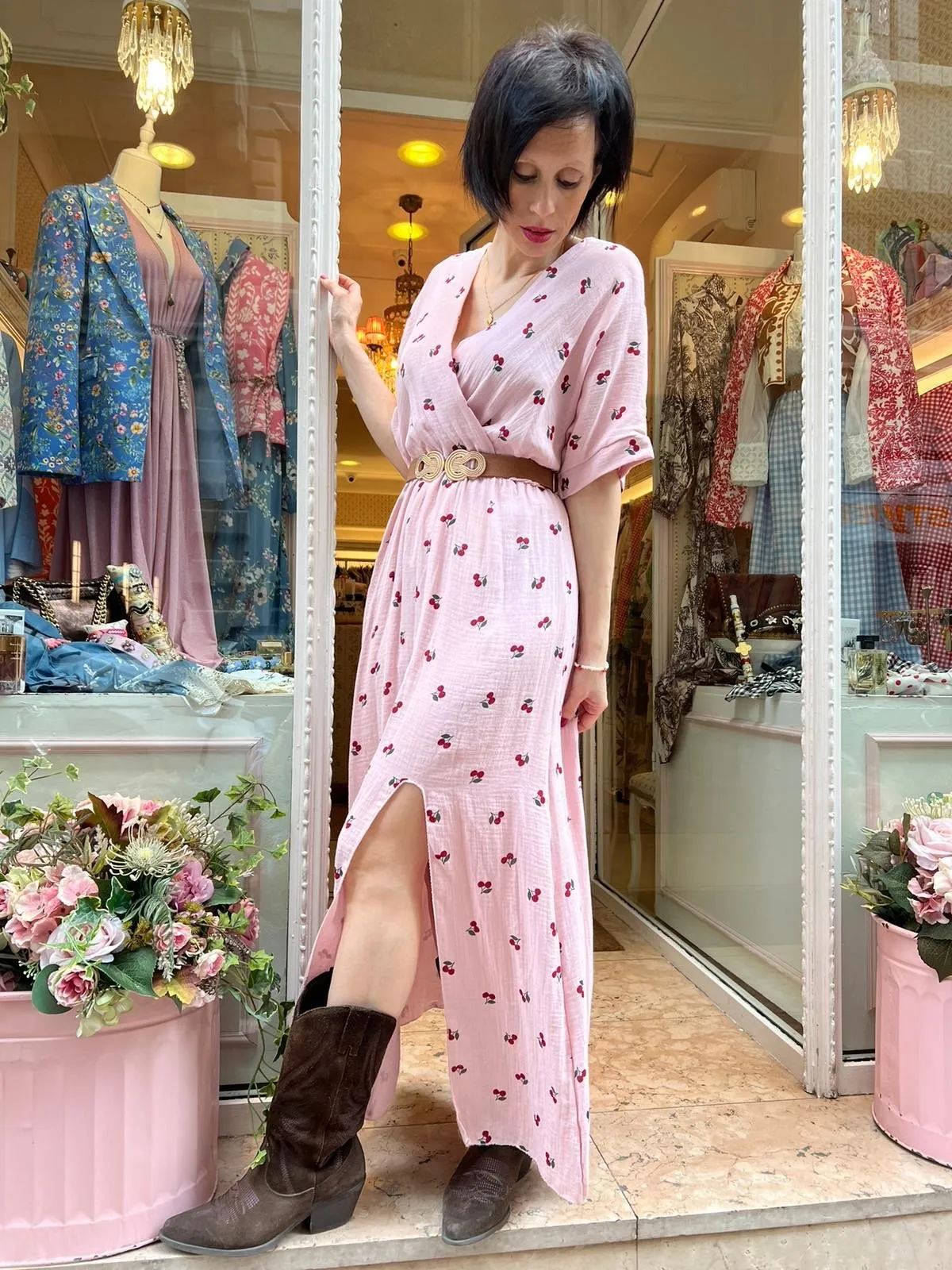 Abito Cherry Pink