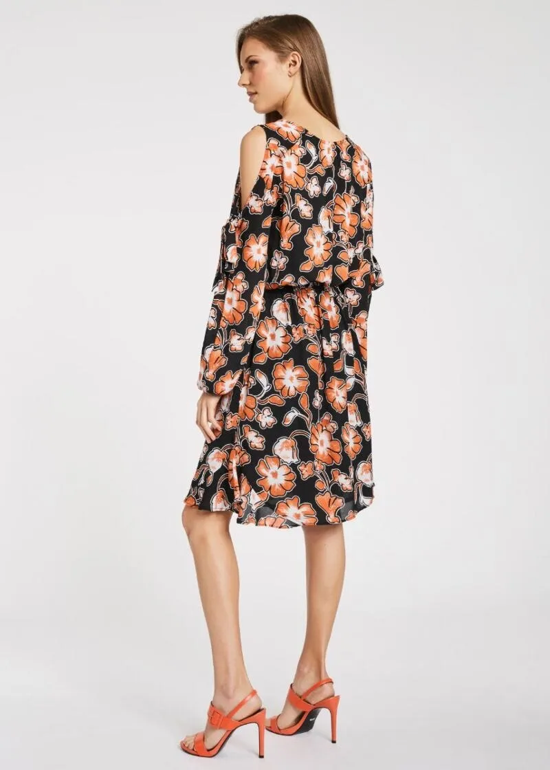 Abito con maniche cut out