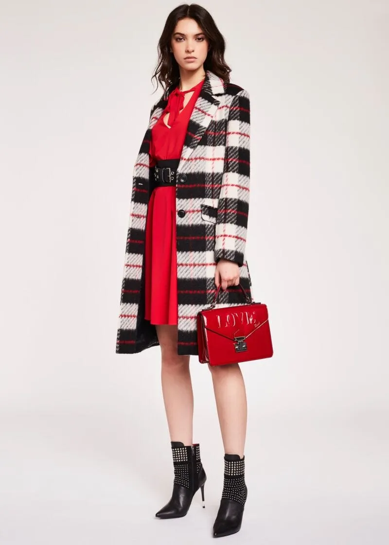 Abito in georgette con rouche