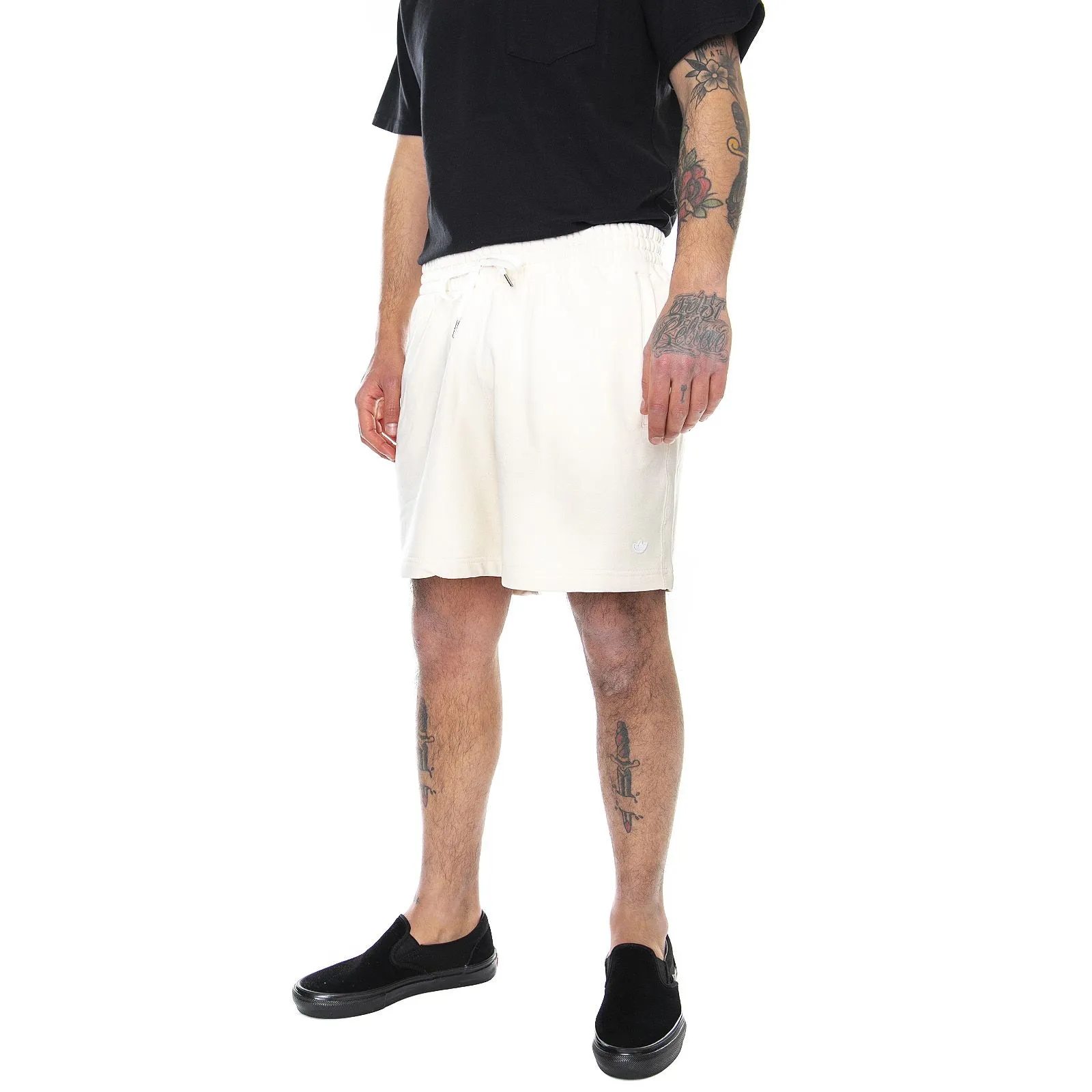 Adidas Mens Adicolor Pemium Shorts - White - Bermuda Uomo Bianchi    