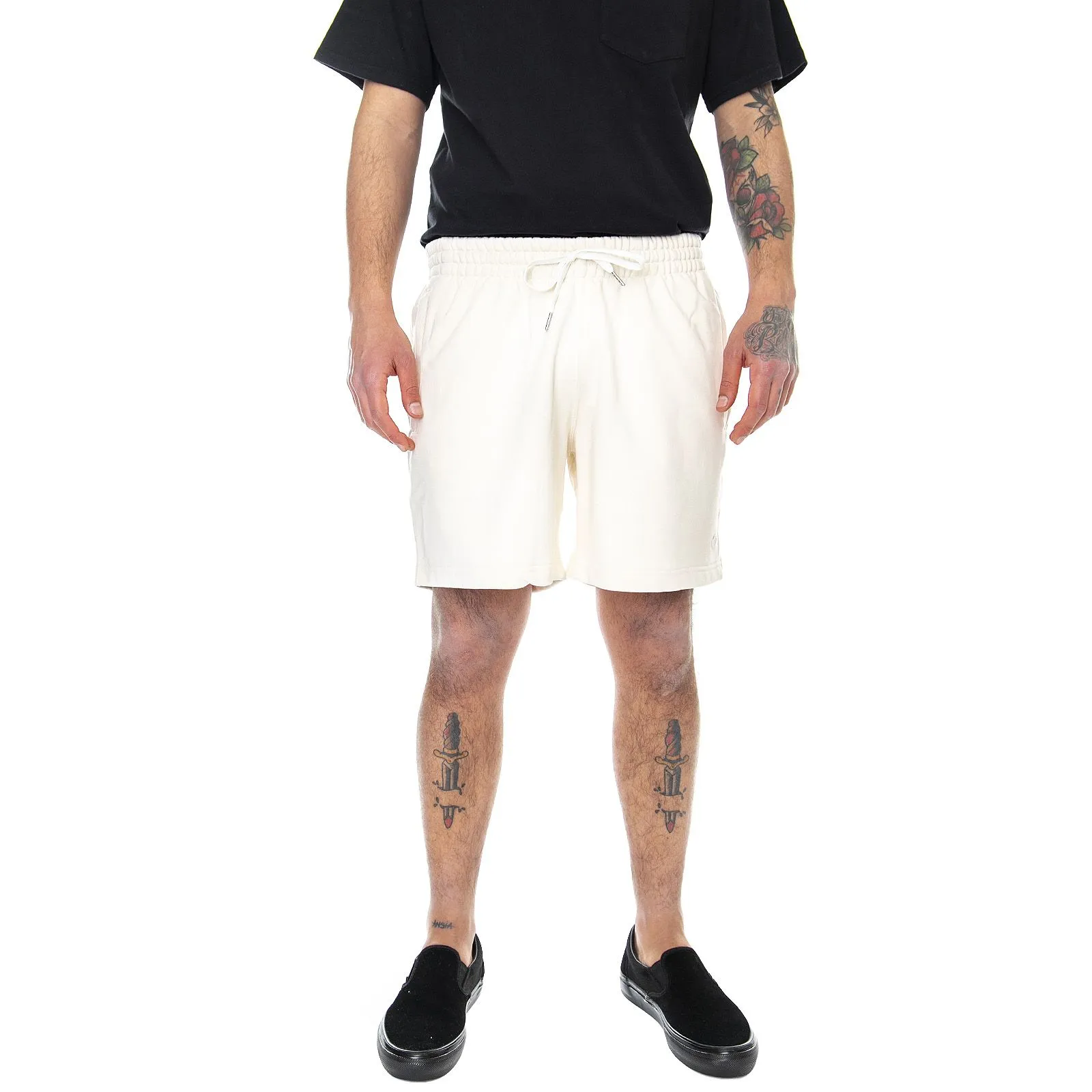 Adidas Mens Adicolor Pemium Shorts - White - Bermuda Uomo Bianchi    