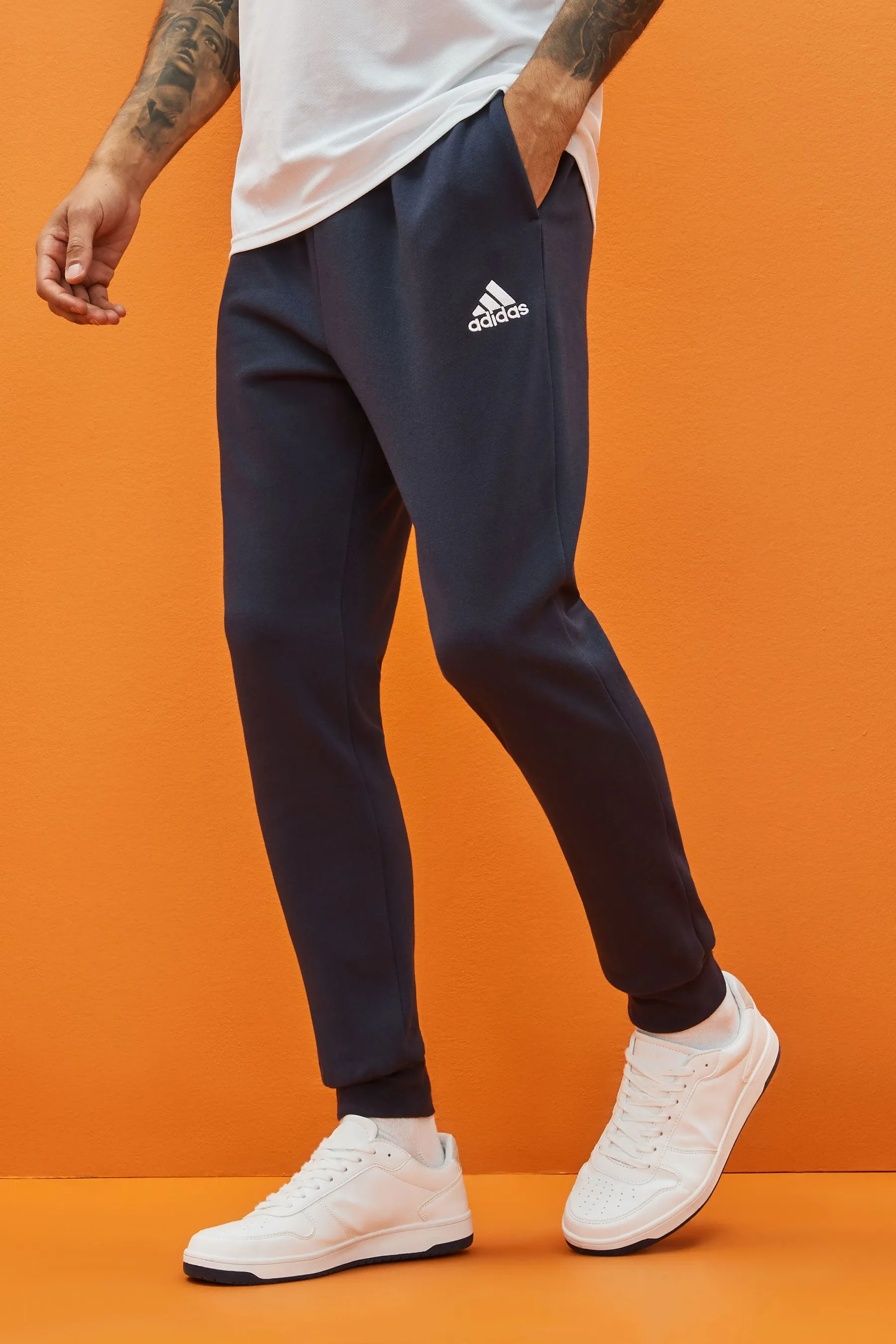adidas regular  - Must-have - Pantaloni da jogging in pile stretti in fondo
