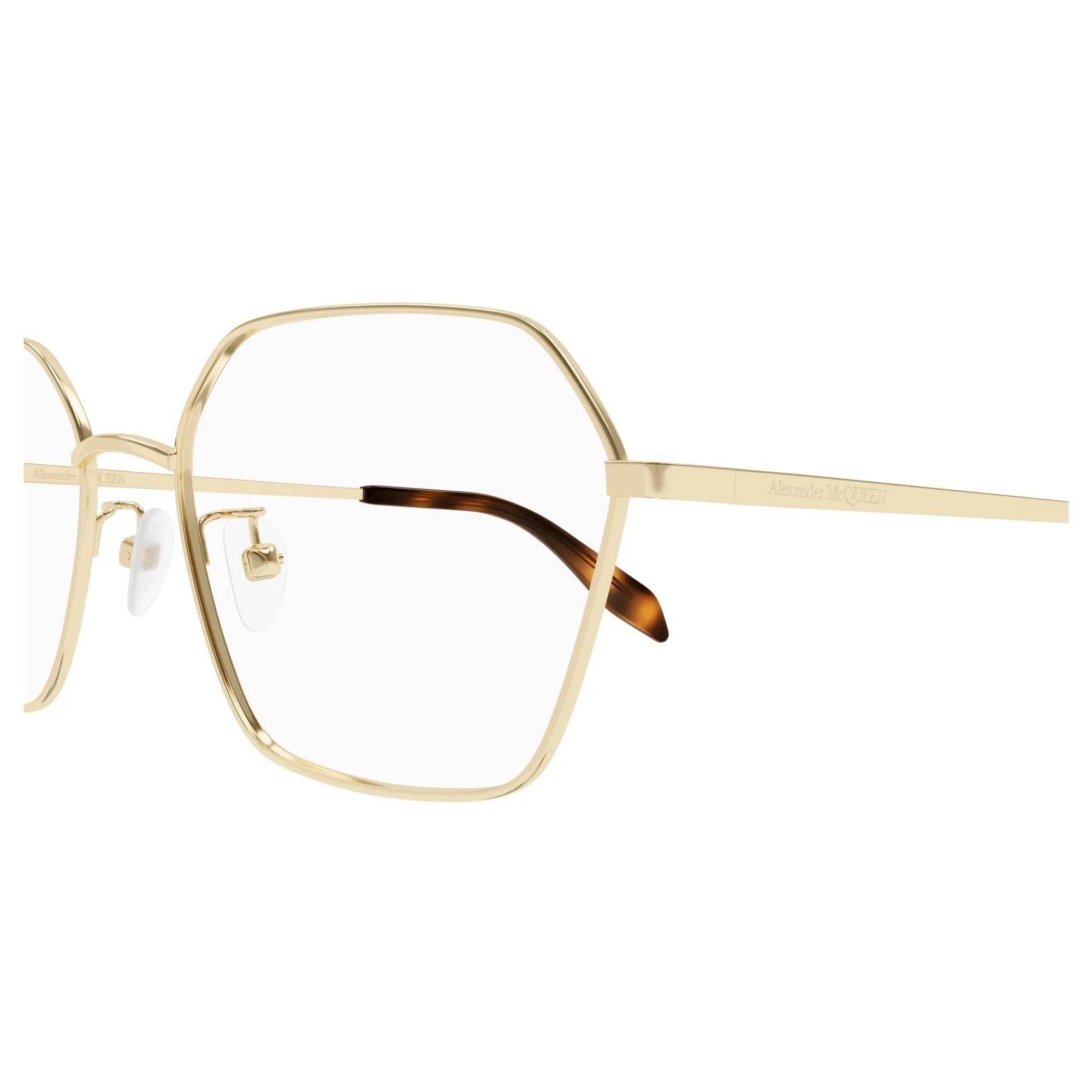   Alexander McQueen AM0437O - 002 Oro | Occhiale Da Vista Donna 