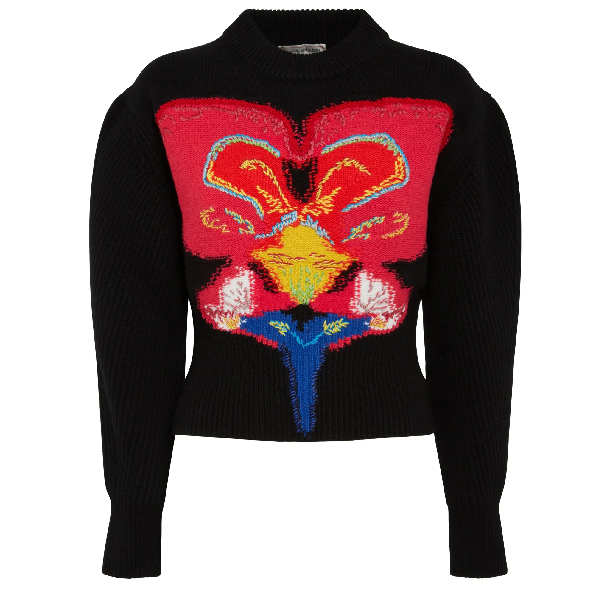 ALEXANDER MCQUEEN  Maglione in lana nero