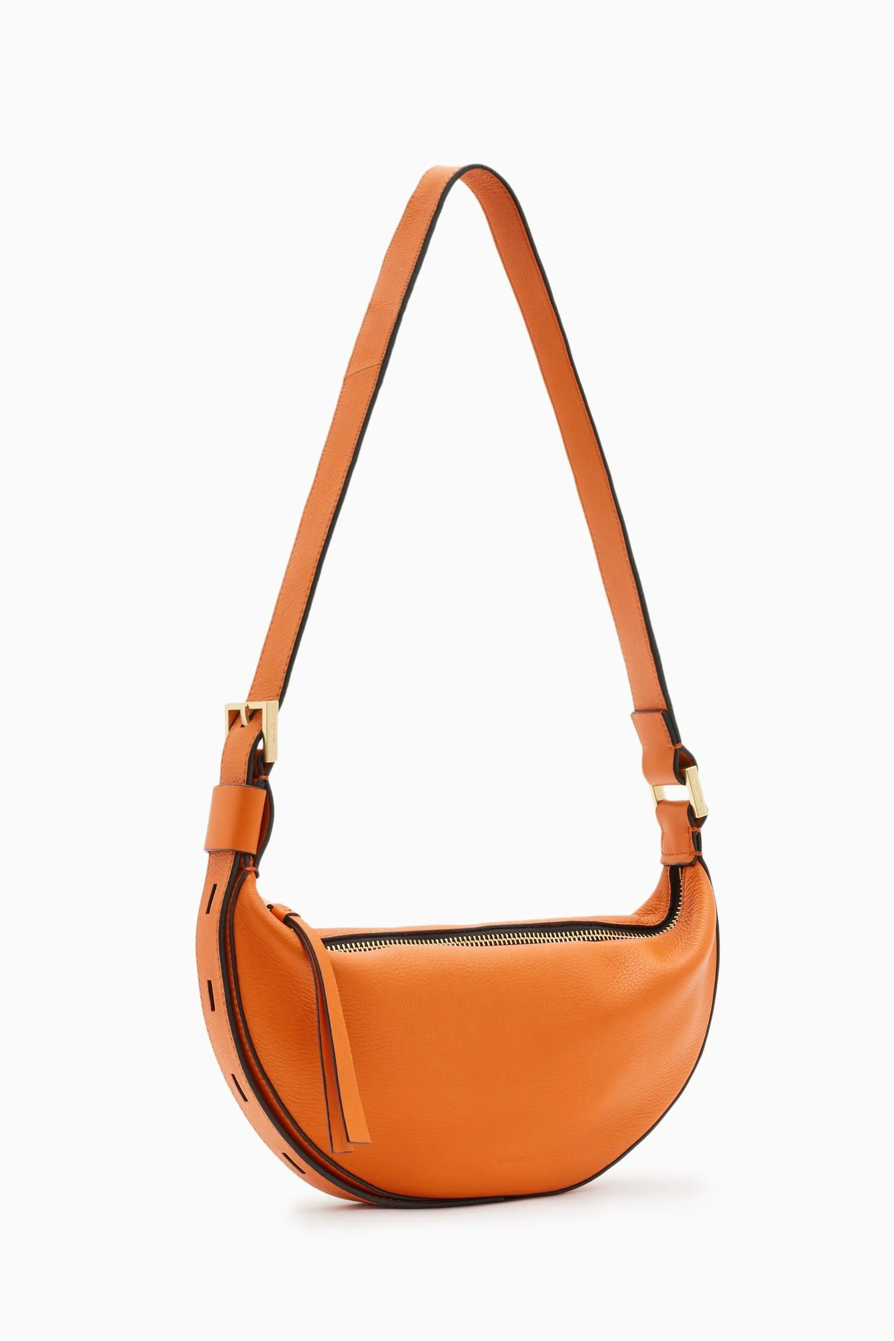 AllSaints - Borsa a tracolla a mezzaluna    