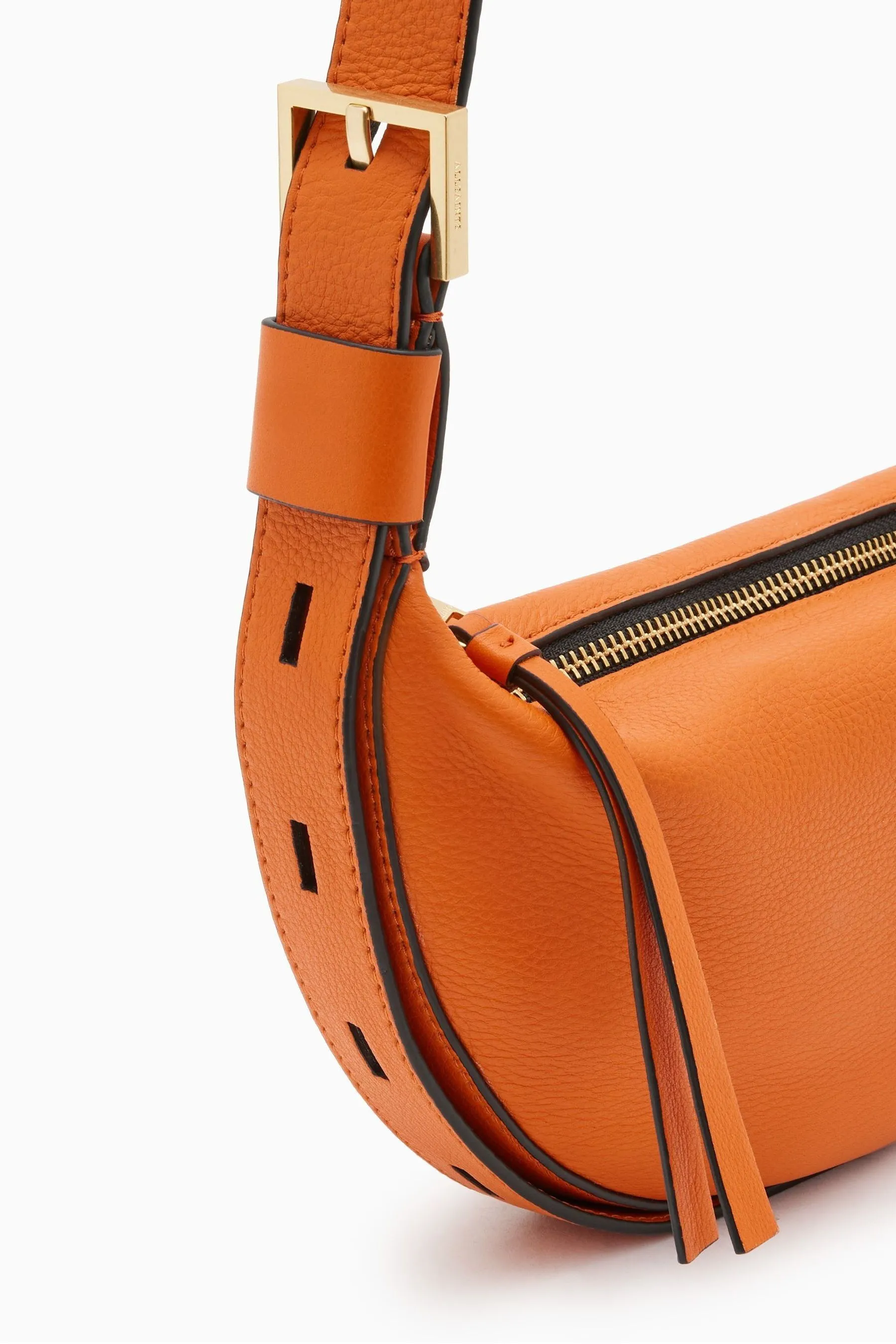 AllSaints - Borsa a tracolla a mezzaluna    