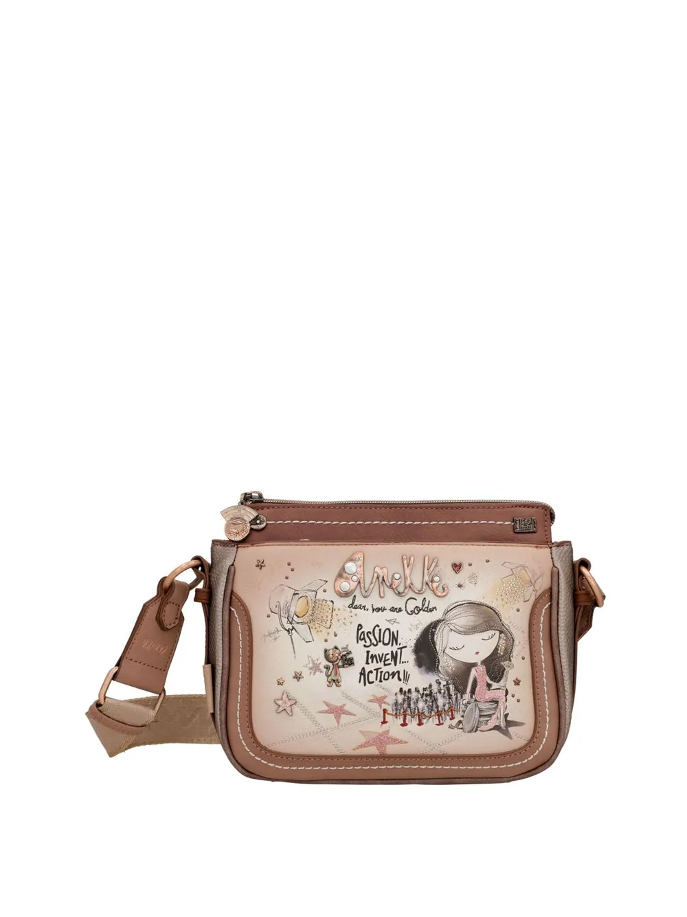 ANEKKE Borsa a Tracolla Donna - Cuoio modello 38703-062