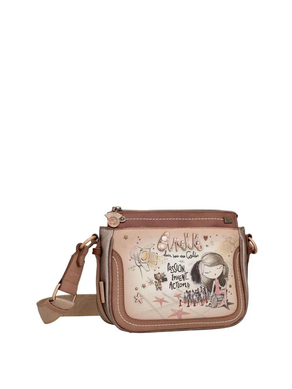 ANEKKE Borsa a Tracolla Donna - Cuoio modello 38703-062