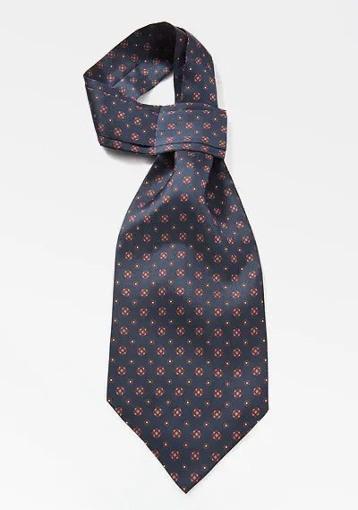 Ascot blu marino decoro