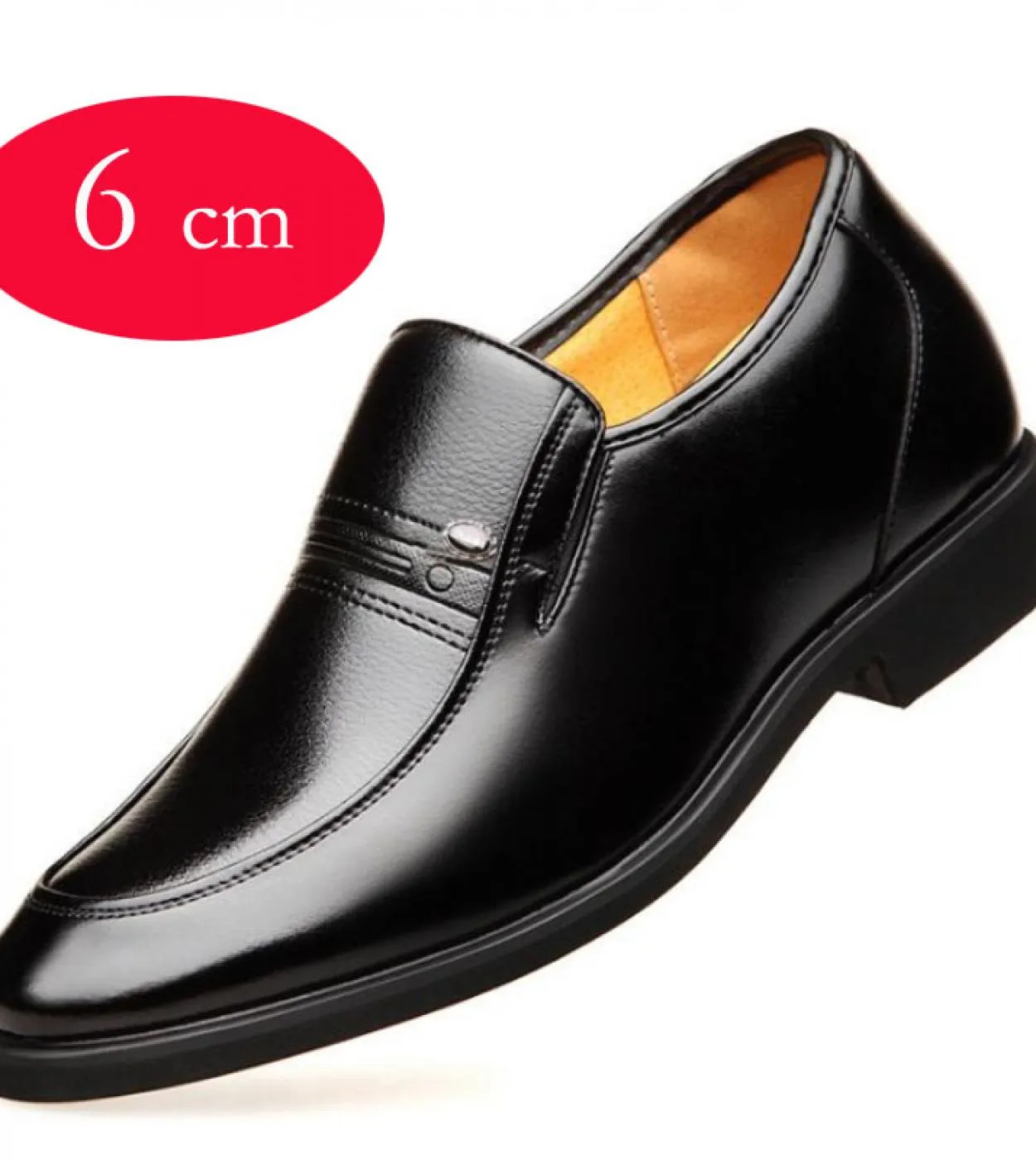 Aumento di 6 cm Scarpe formali da uomo Tacco nascosto Scarpe da sposa da uomo Oxford alte Scarpe da uomo alte Scarpe da cerimoni