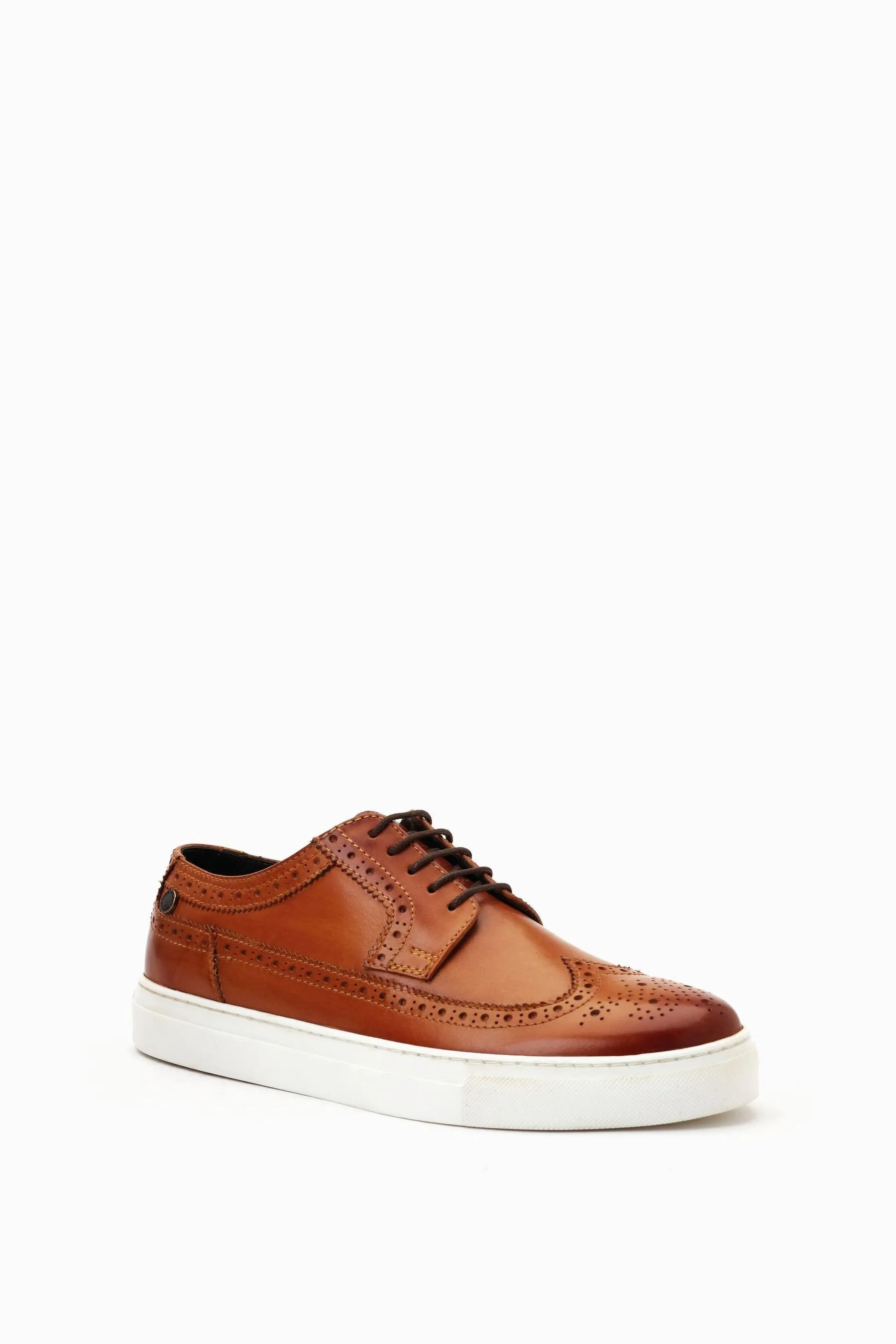 Base London - Topolino Marrone Pizzo - Scarpe da ginnastica stile brogue