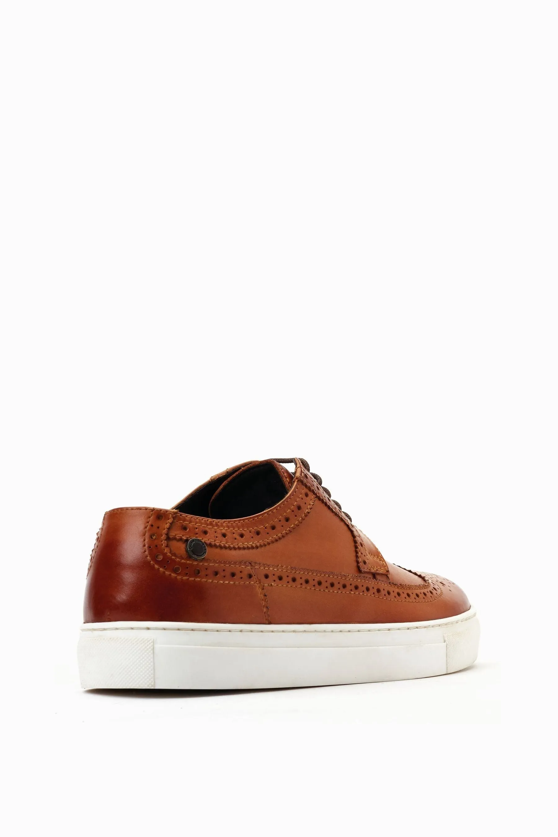 Base London - Topolino Marrone Pizzo - Scarpe da ginnastica stile brogue