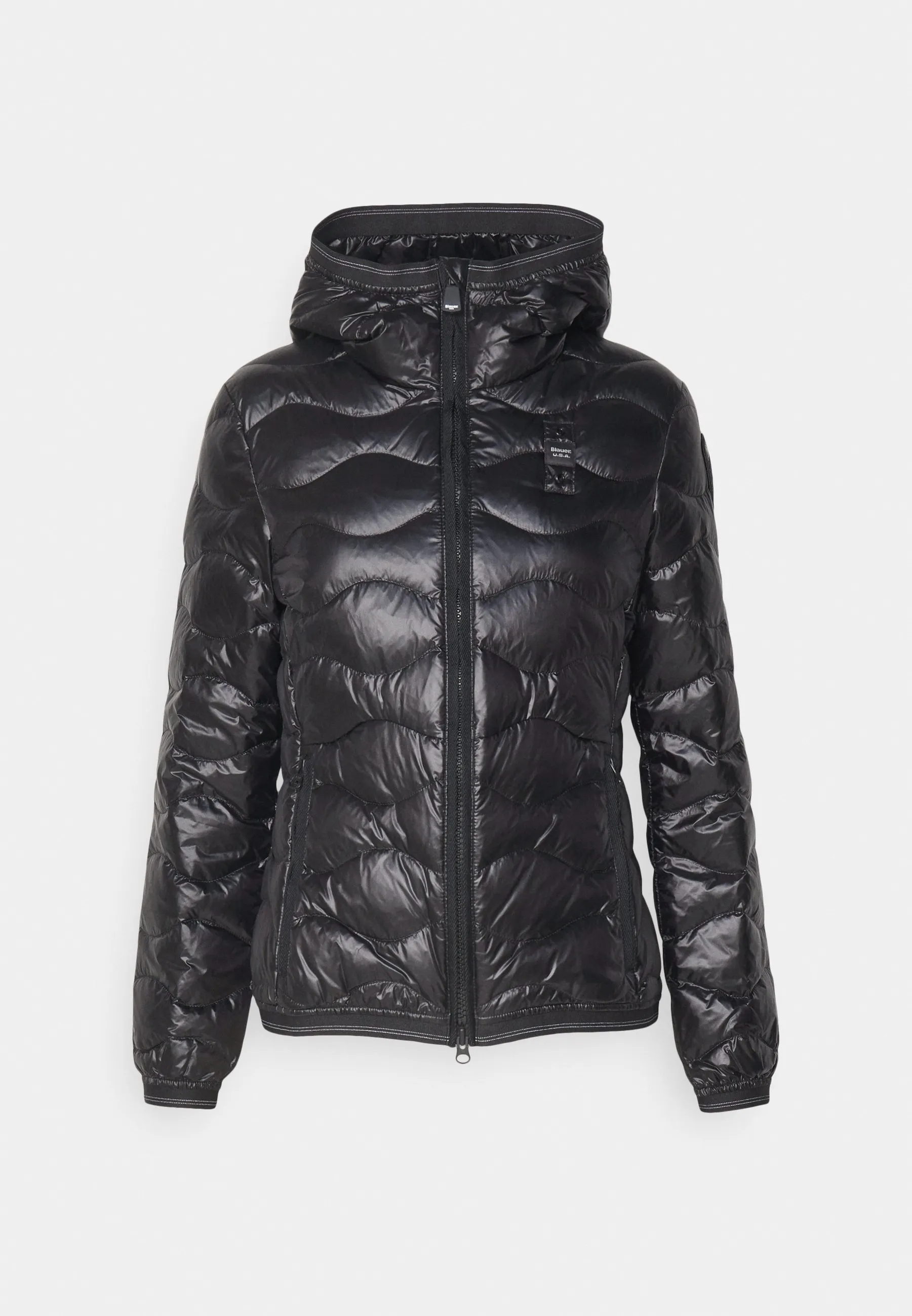 BASIC HOODIE ROLL STICHING - Piumino