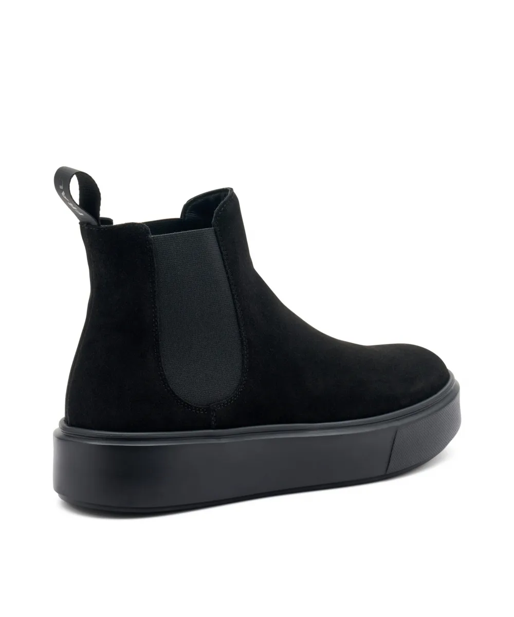 Beatles Casual In Pelle Scamosciata Nero