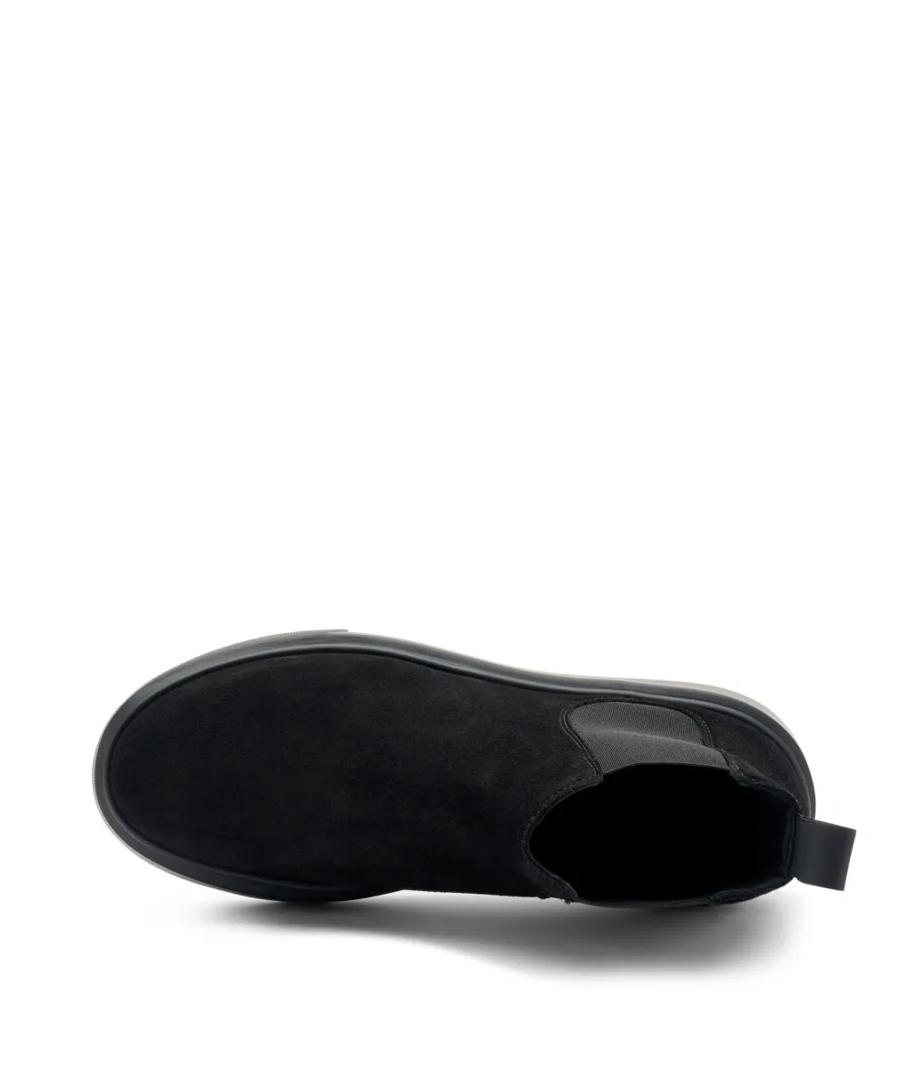 Beatles Casual In Pelle Scamosciata Nero