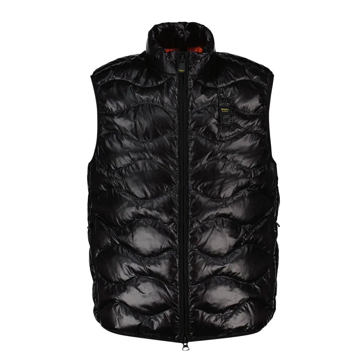      BLAUER PIUMINO SMANICATO AD ONDE  