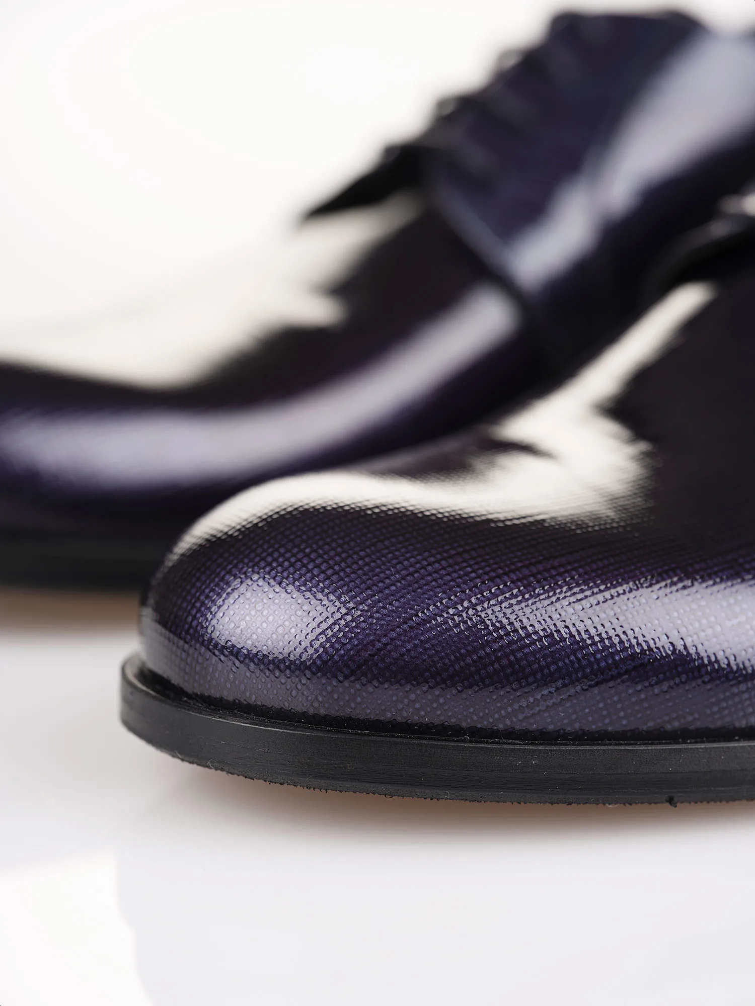 Blue Lace-up Ceremony Shoe