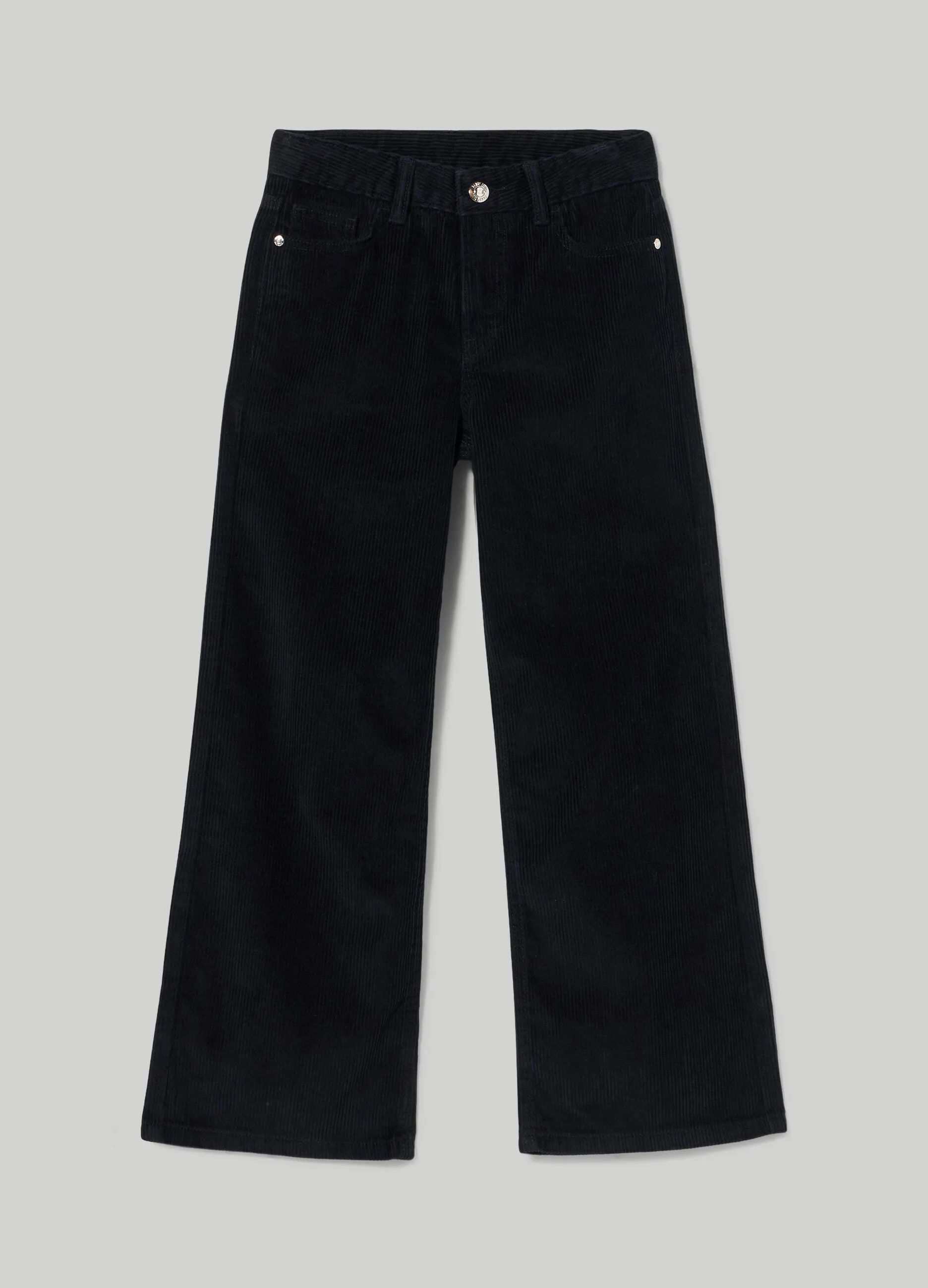 BLUKIDS  Pantaloni in velluto di puro cotone ragazza