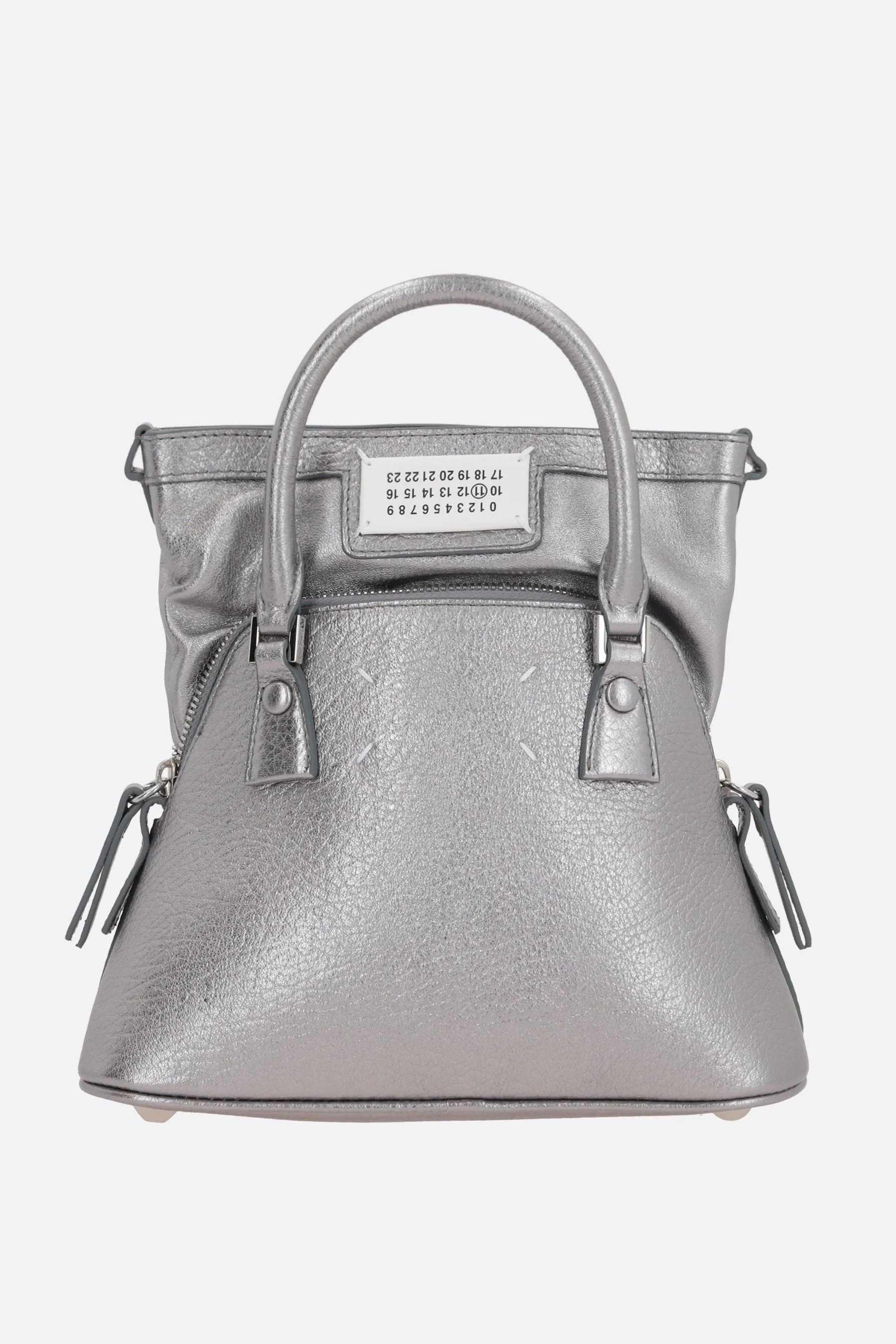  borsa a mano 5AC Classique micro in pelle martellata  