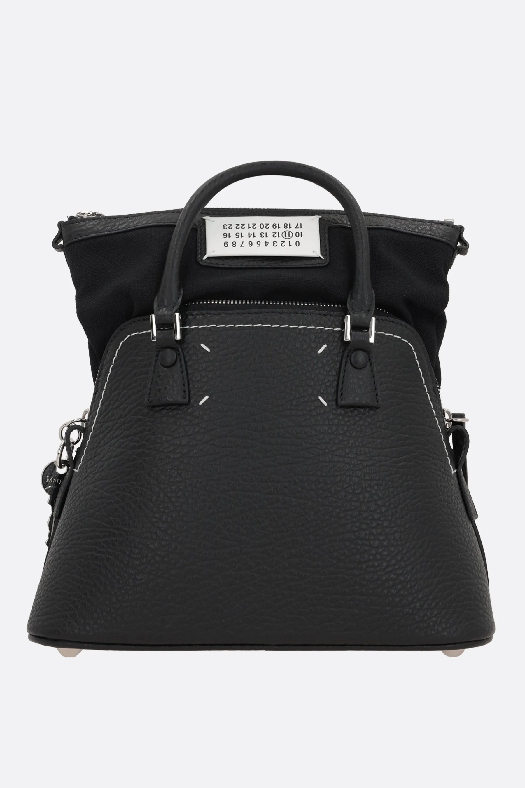  borsa a mano 5AC Classique mini in pelle martellata  