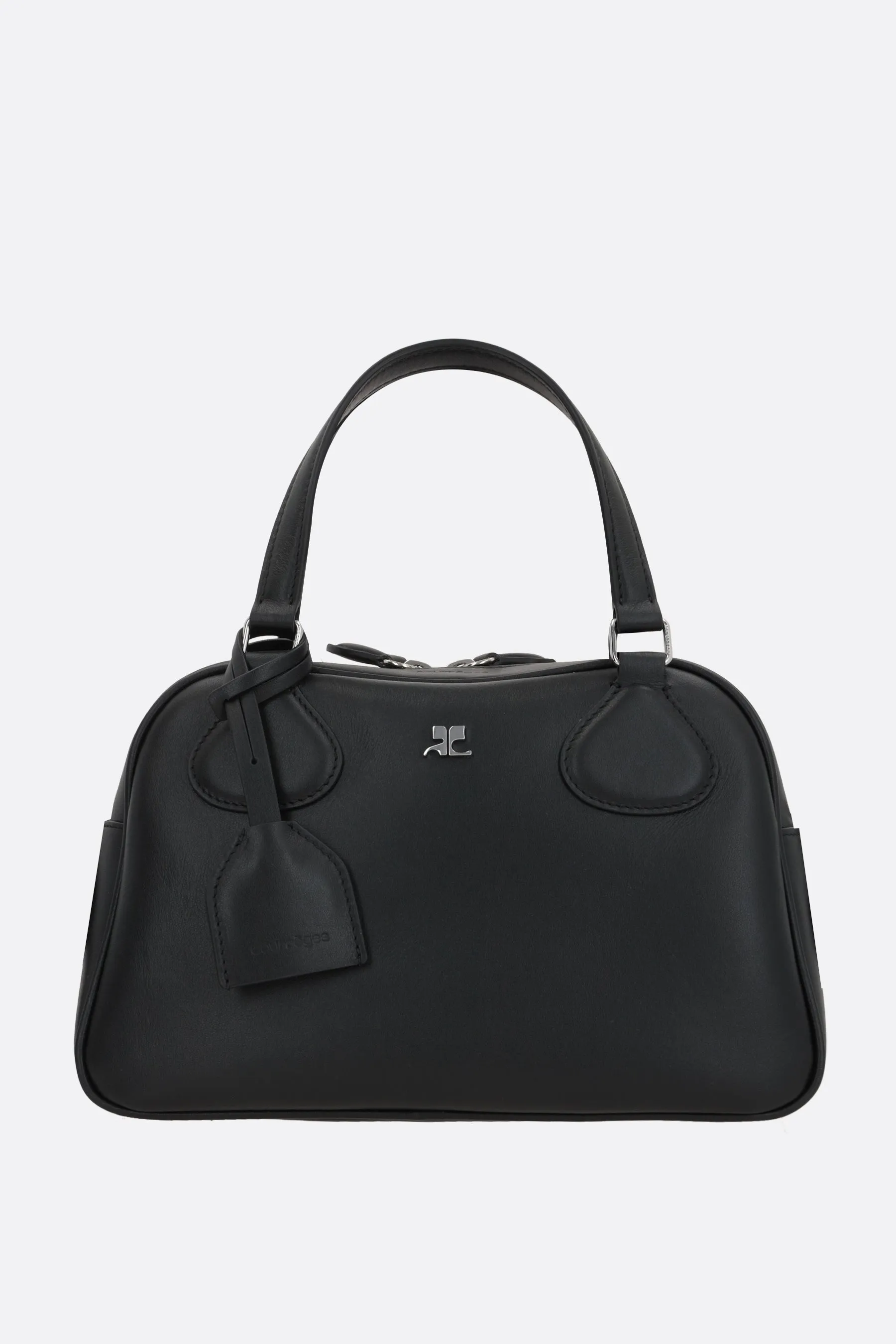  borsa a mano AC Stud in pelle liscia  