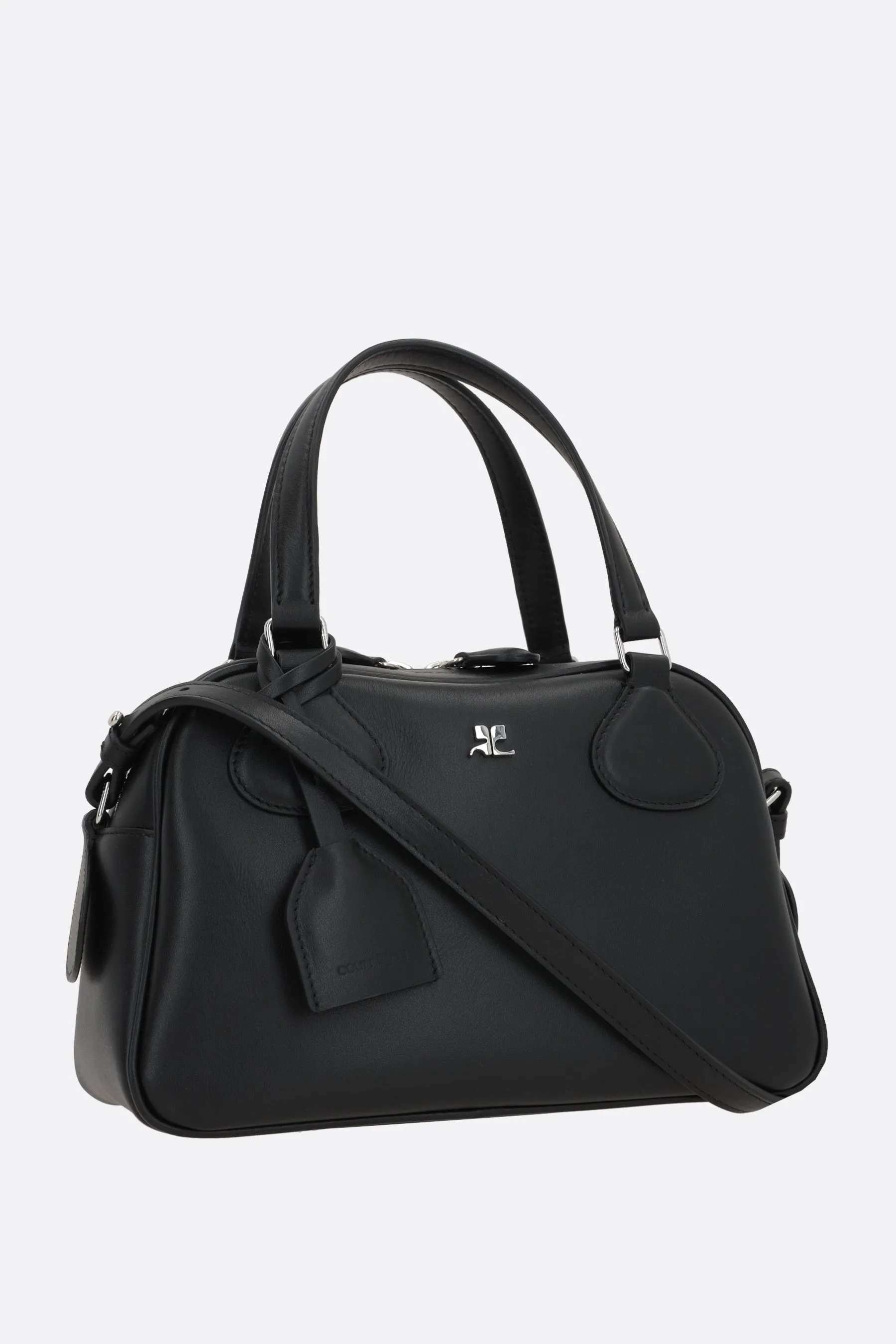 borsa a mano AC Stud in pelle liscia  