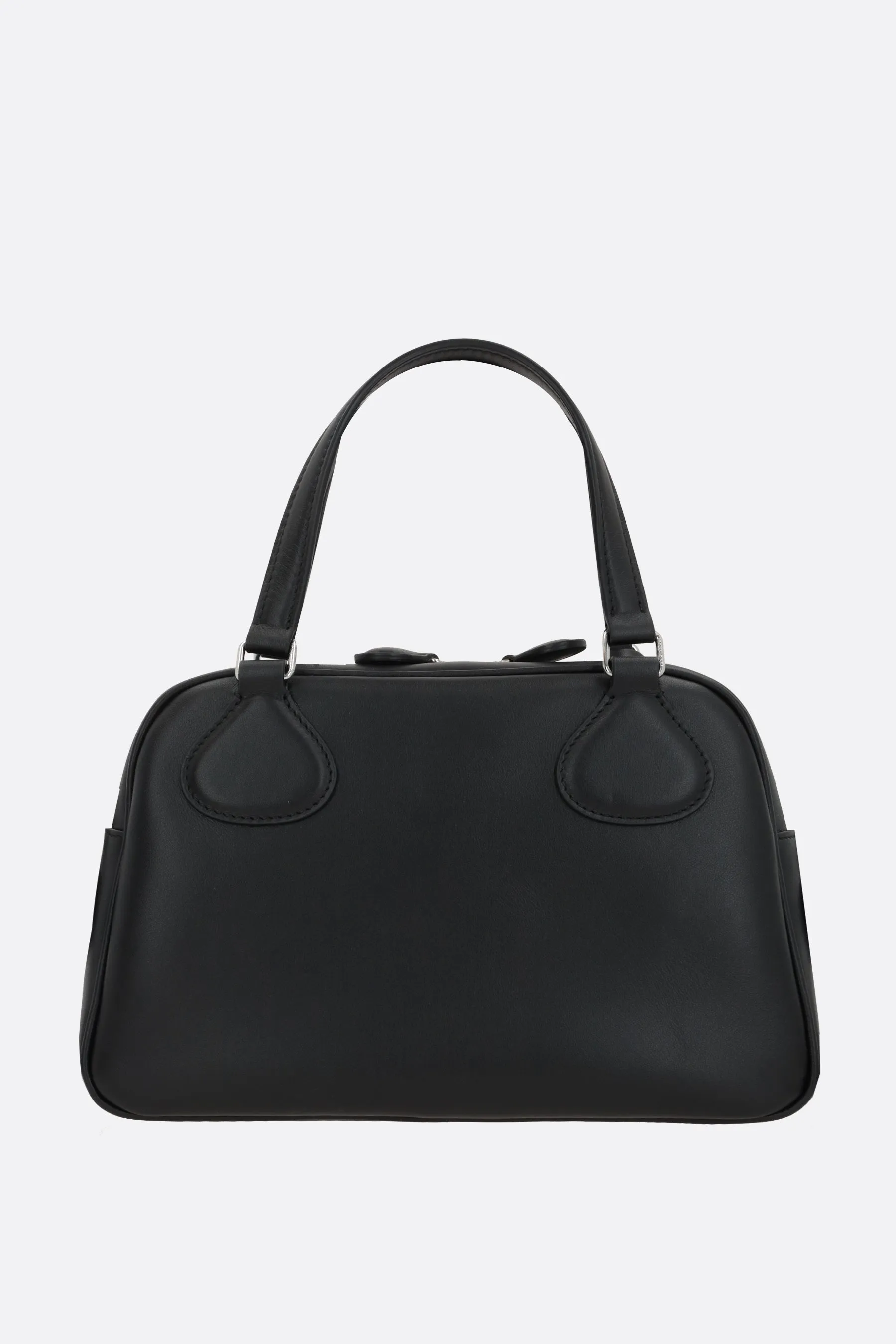  borsa a mano AC Stud in pelle liscia  