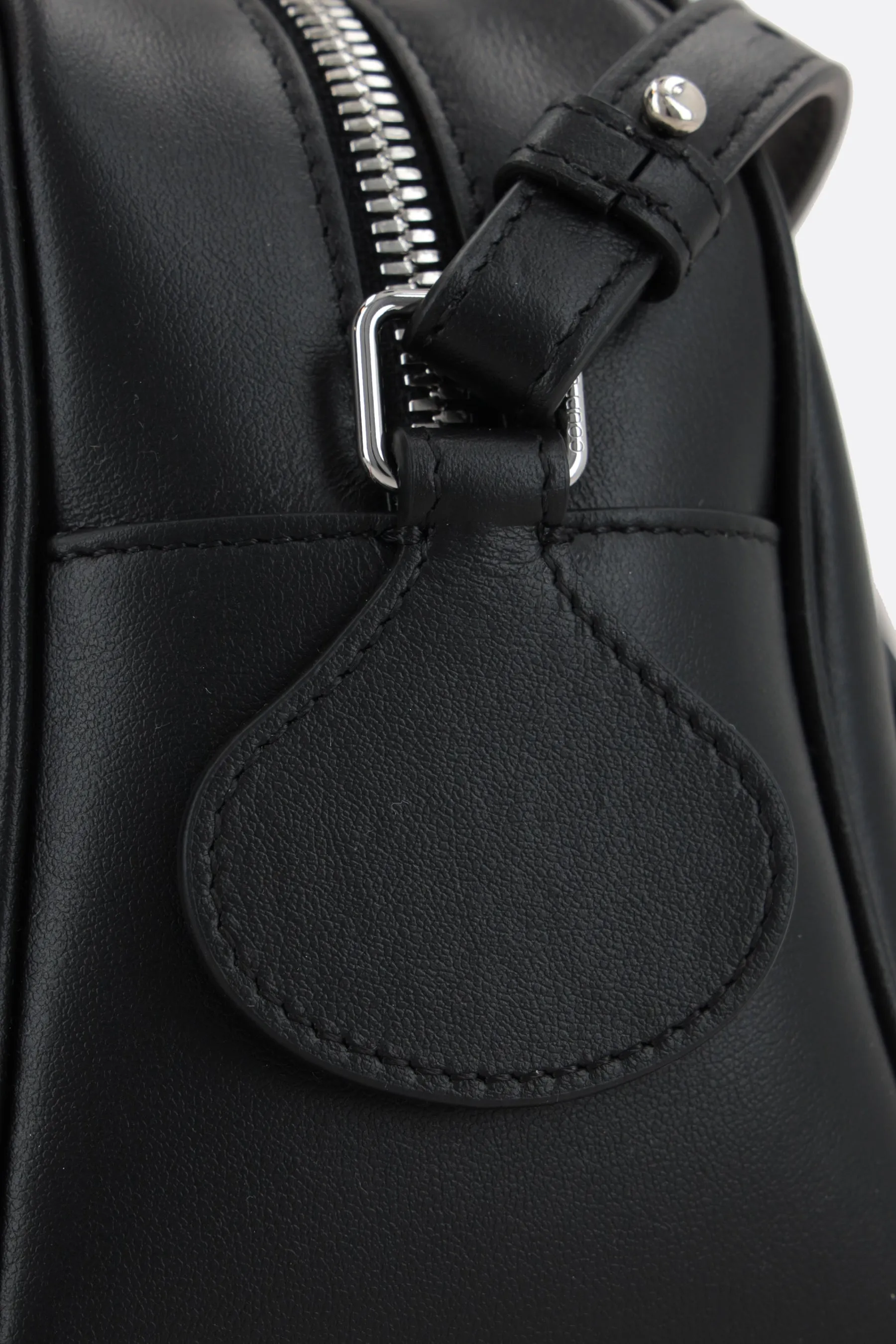  borsa a mano AC Stud in pelle liscia  