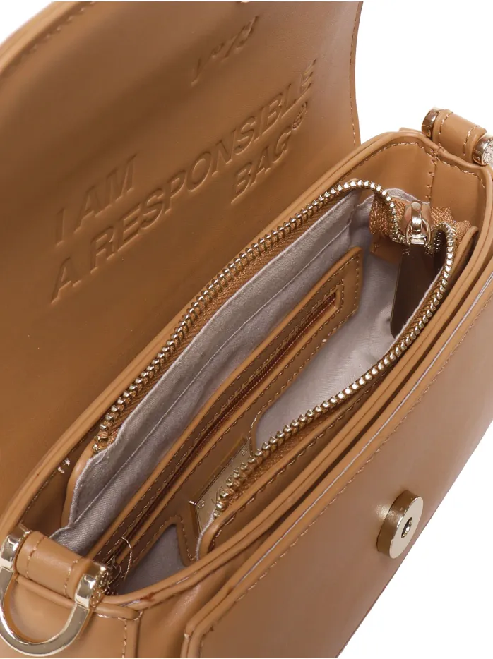 BORSA A TRACOLLA BAMBOO IN ECOPELLE