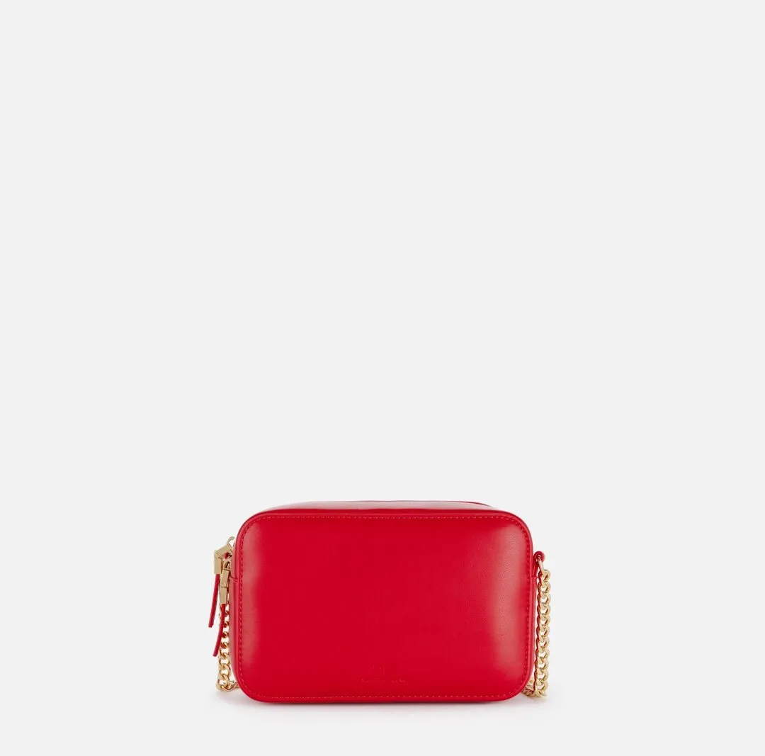 Borsa a tracolla con angoli in metallo bs72a47e2 elisabetta franchi ai 24.25.