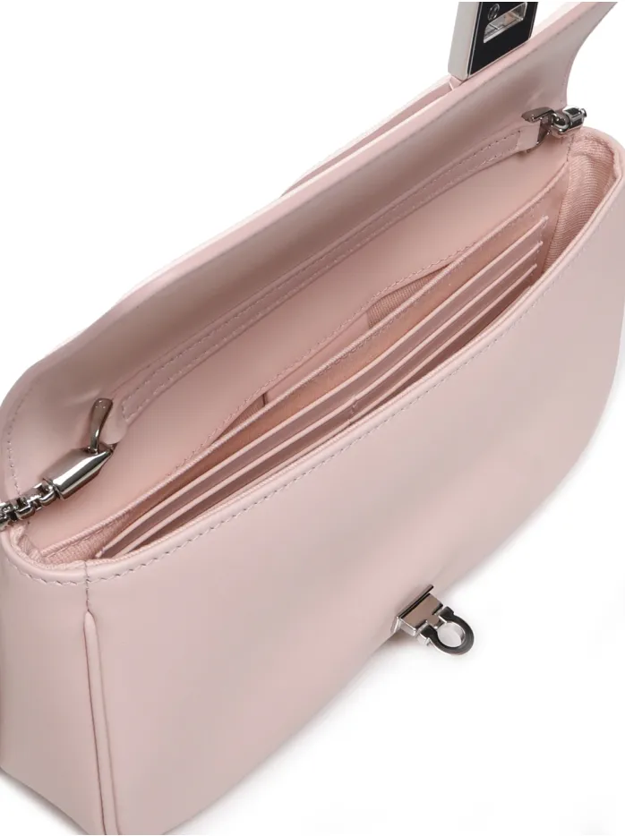 BORSA A TRACOLLA CON FIBBIA GANCINI