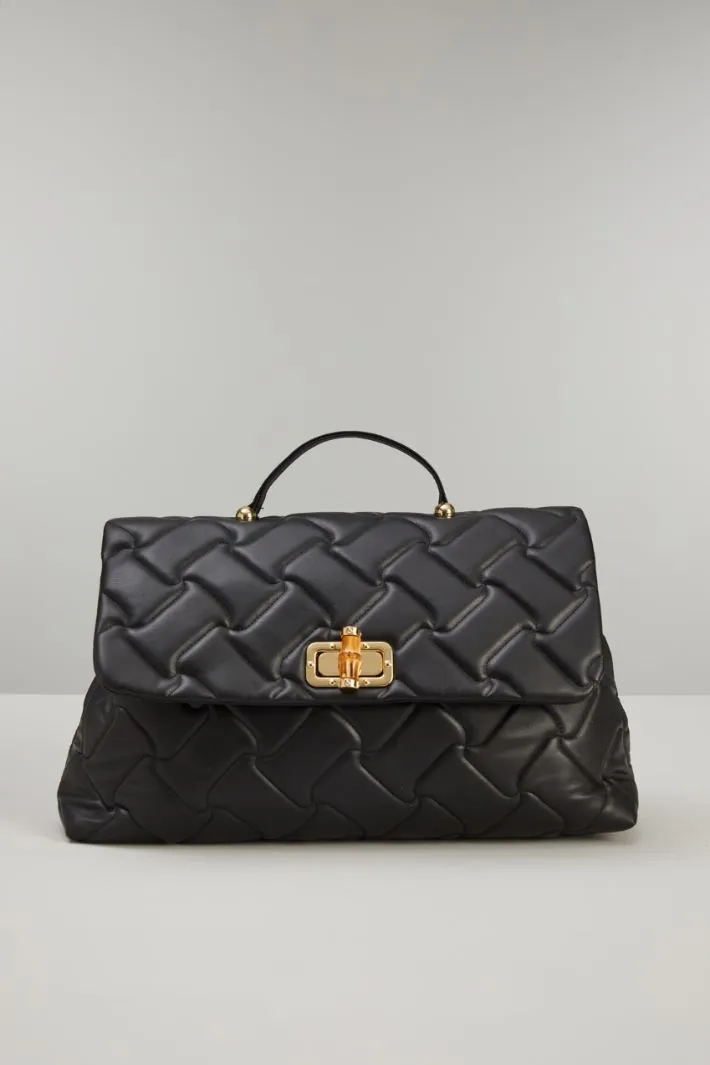 Borsa con gancio in bambù