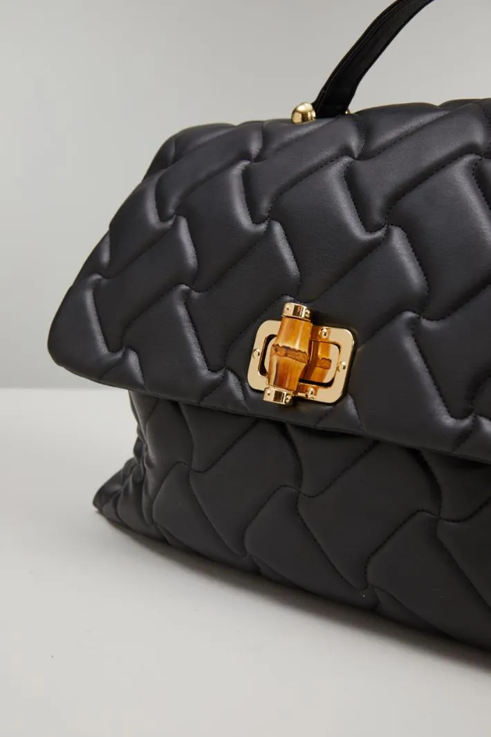 Borsa con gancio in bambù