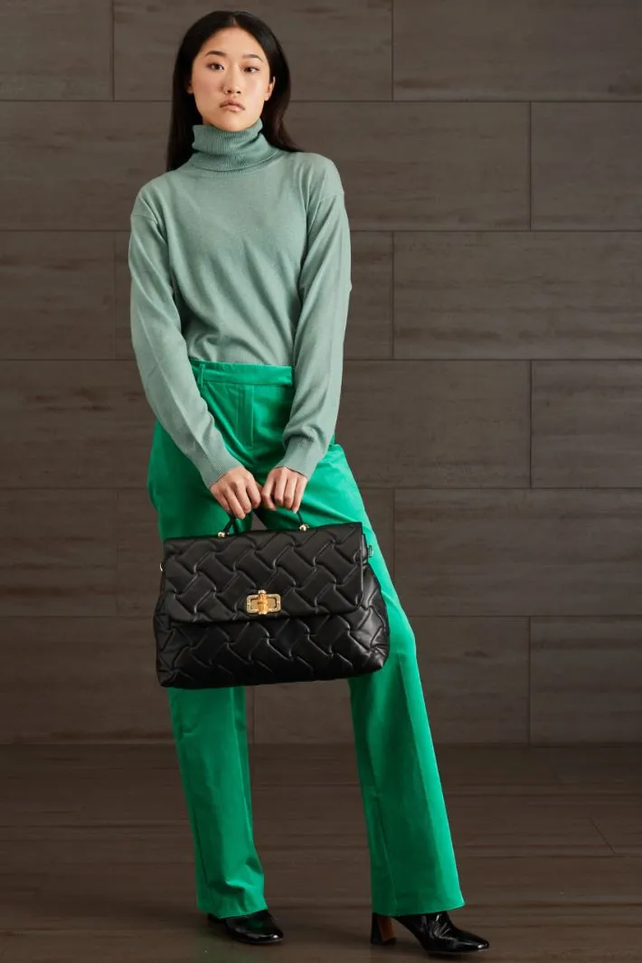 Borsa con gancio in bambù