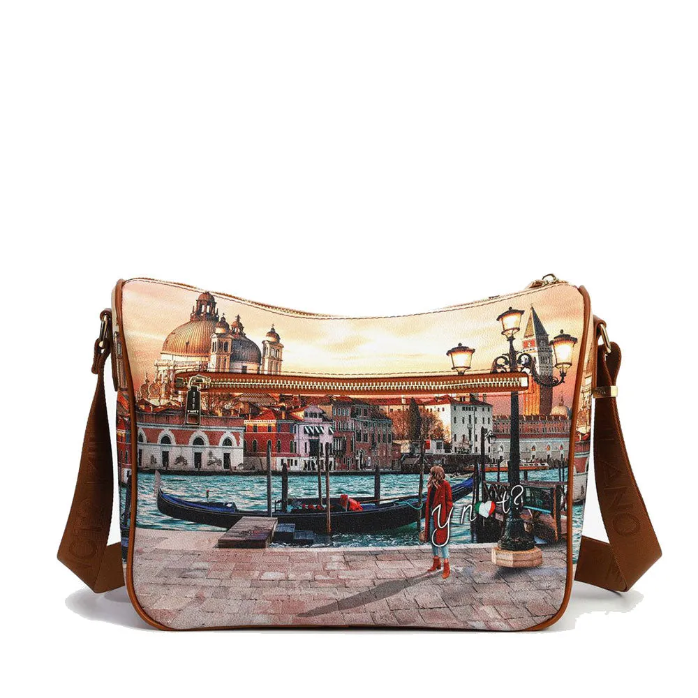 Borsa Donna Y NOT a Tracolla Regolabile linea YES-370 Venice Sunset