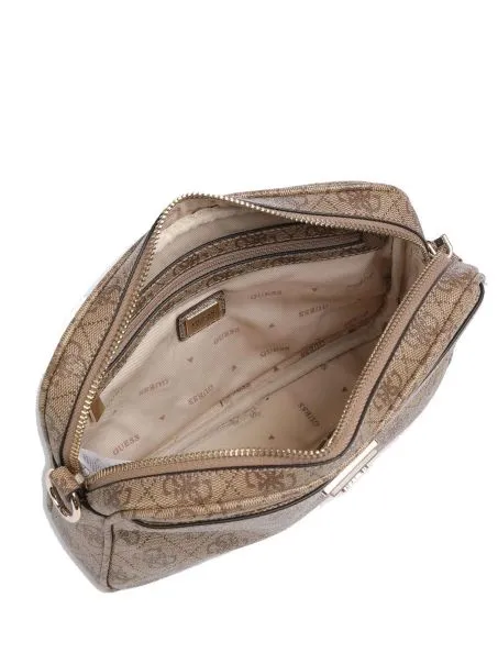 Borsa Guess Meridian SG877814 Latte Logo