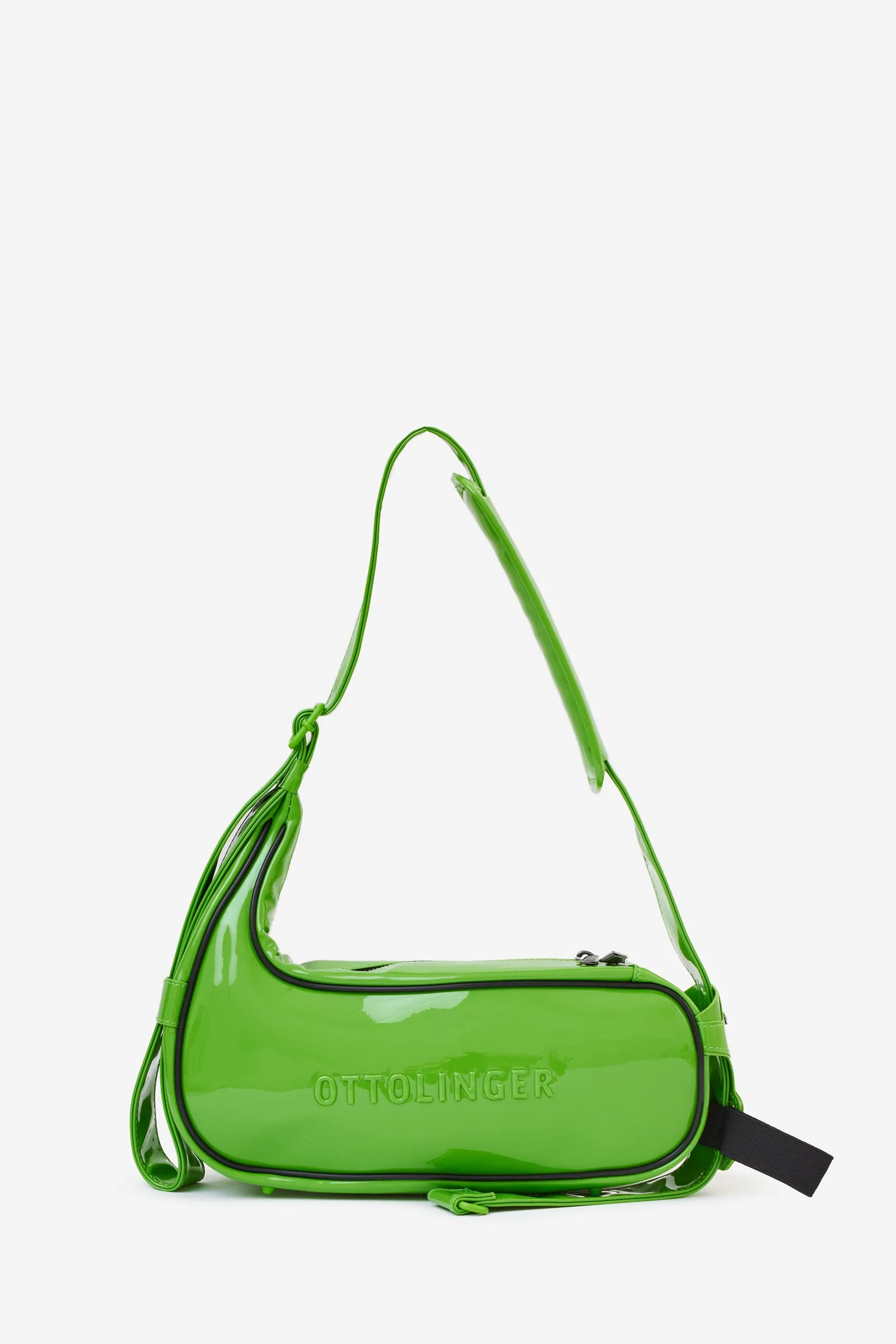 Borsa in poliuretano verde