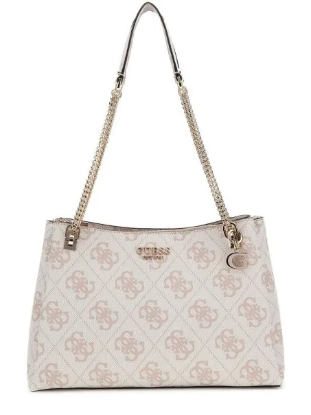 Borsa Simil Pelle Guess Eliette LogoSO931523 Dove Logo