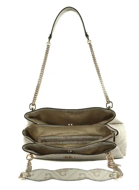 Borsa Simil Pelle Guess Eliette LogoSO931523 Dove Logo