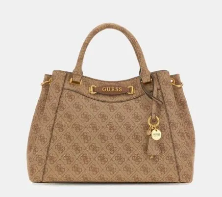 Borsa Simil Pelle Guess Emeral Logo BA931606 Latte Logo