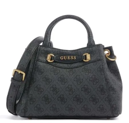Borsa Simil Pelle Guess Emeral Logo Mini BA931676 Coal Logo