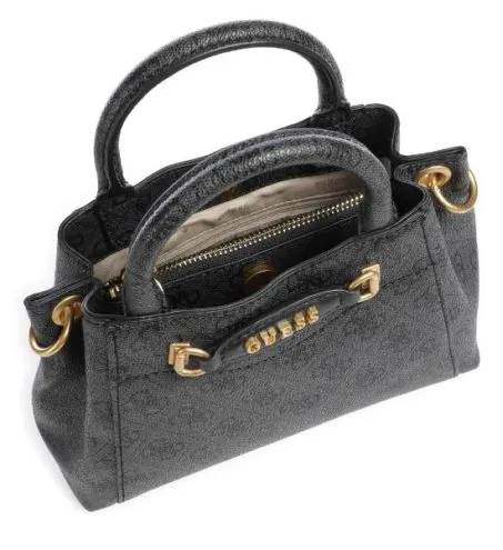 Borsa Simil Pelle Guess Emeral Logo Mini BA931676 Coal Logo